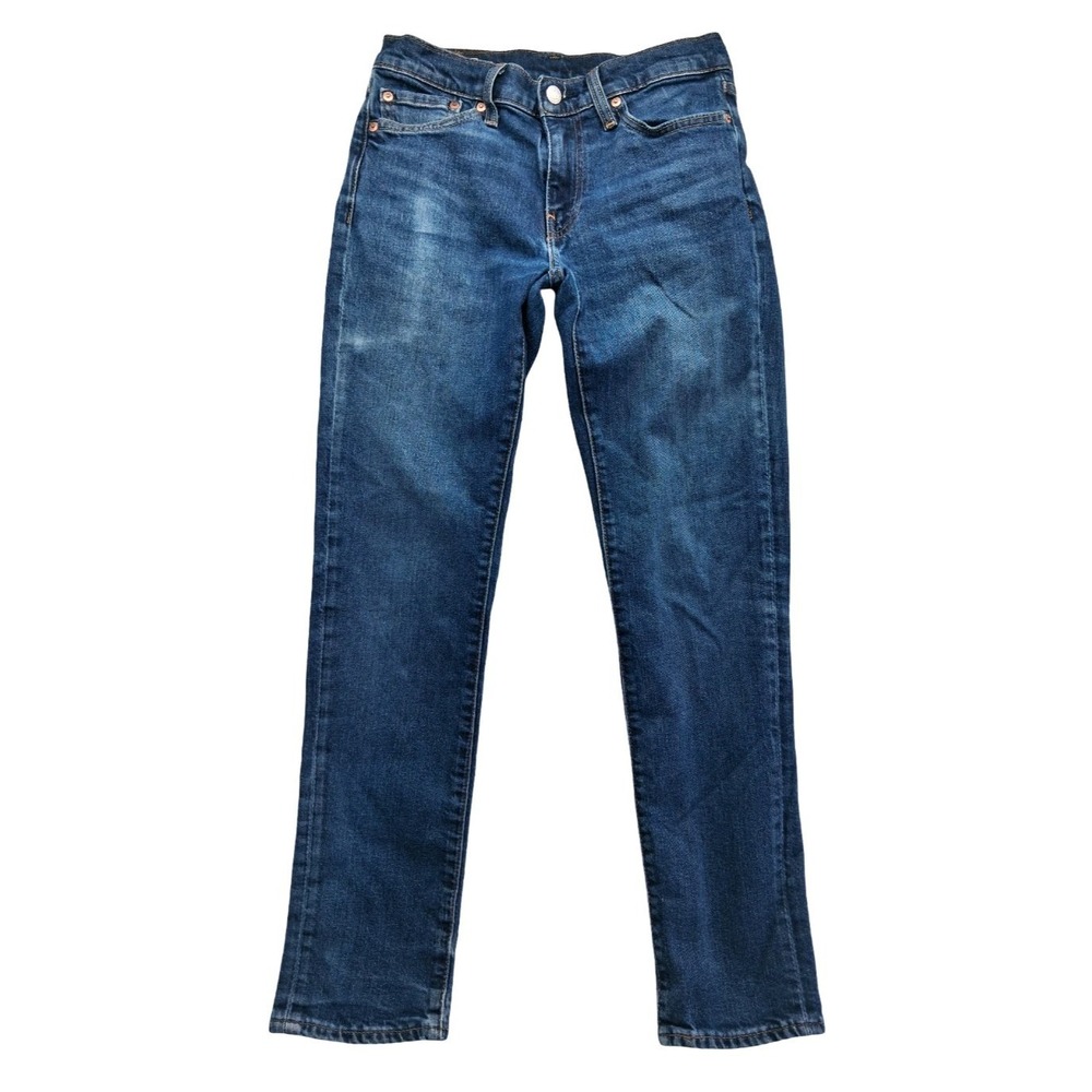 Levis Premium Jeans Mens 28 X 30 (29) Blue Medium Wash Straight Denim Waterless